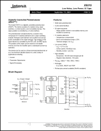 Click here to download X9315TS-2.7 Datasheet