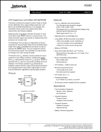 Click here to download X5083V8I-2.7 Datasheet