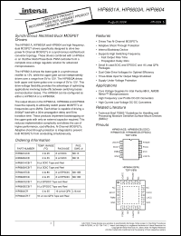 Click here to download HIP6604CR-T Datasheet