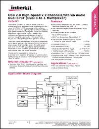 Click here to download ISL54217EVAL1Z Datasheet