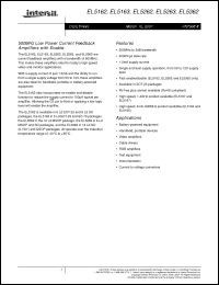 Click here to download EL5262 Datasheet