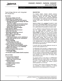 Click here to download X40430 Datasheet