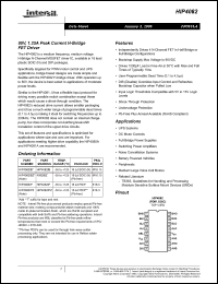 Click here to download HIP4082IBZ Datasheet