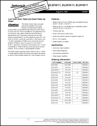 Click here to download EL2210 Datasheet