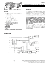 Click here to download X9523V20IZ-B Datasheet