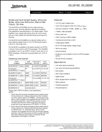 Click here to download ISL28290FUZ-T7 Datasheet