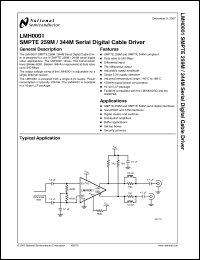 Click here to download LMH0001 Datasheet