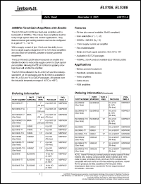 Click here to download EL5106IWZ-T7A Datasheet