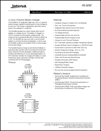 Click here to download ISL6292-2CR5Z-T Datasheet