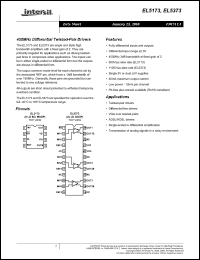 Click here to download EL5173ISZ-T7 Datasheet