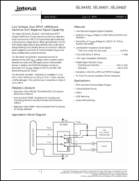 Click here to download ISL54400EVAL1Z Datasheet