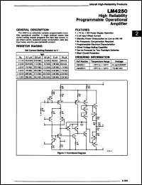 Click here to download ICL4250/D Datasheet