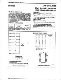Click here to download IH6108MDE Datasheet