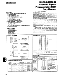 Click here to download IM5605MJG/B Datasheet