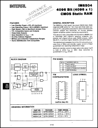 Click here to download IM6504MFN/B Datasheet