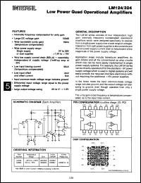 Click here to download LM124J/C Datasheet