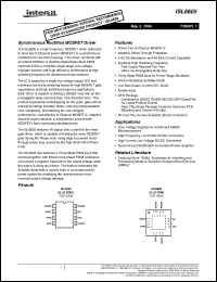 Click here to download ISL6605CRZ Datasheet