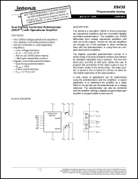 Click here to download X9438 Datasheet