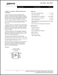 Click here to download ICL7611DCBAZ-T Datasheet