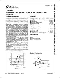 Click here to download LMH6505MM Datasheet