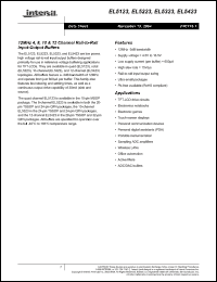 Click here to download EL5323CRZ Datasheet