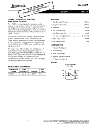 Click here to download HA-5221_03 Datasheet