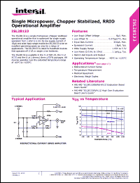 Click here to download ISL28133EVAL1Z Datasheet