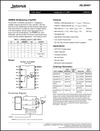 Click here to download ISL59441IA-T7 Datasheet
