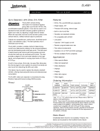 Click here to download EL4581CSZ Datasheet