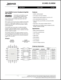 Click here to download EL5493ACL-T7 Datasheet
