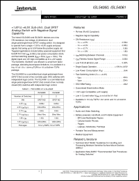 Click here to download ISL54060IRUZ-T Datasheet