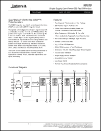 Click here to download X9259US24Z Datasheet