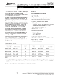 Click here to download ISL22343WFV20Z Datasheet