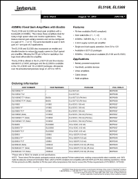 Click here to download EL5108IWZ-T7 Datasheet