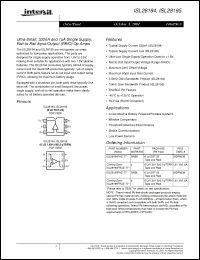 Click here to download ISL28195FHZ-T7 Datasheet