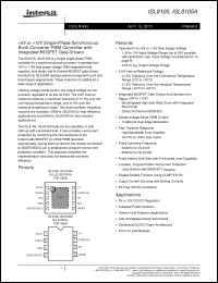 Click here to download ISL8105CRZ Datasheet