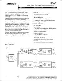 Click here to download X9241AMPZ Datasheet
