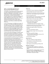 Click here to download ISL6622CRZ Datasheet