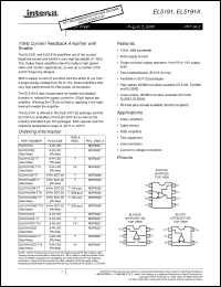 Click here to download EL5191ACWZ-T7 Datasheet