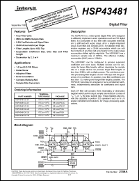 Click here to download HSP43481JC-25 Datasheet