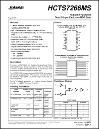 Click here to download HCTS7266KMSR Datasheet