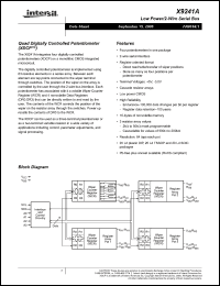 Click here to download X9241AMSZ Datasheet
