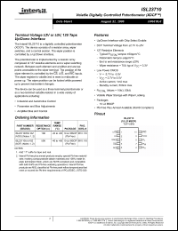 Click here to download ISL23710WIU10Z Datasheet