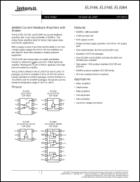 Click here to download EL5164IWZ-T7A Datasheet