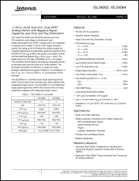 Click here to download ISL54064IRTZ Datasheet