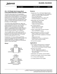 Click here to download ISL6545AIRZ Datasheet