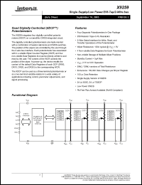 Click here to download X9259UV24I Datasheet