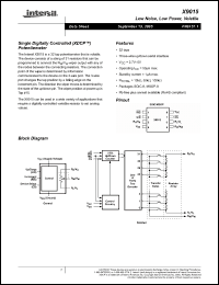 Click here to download X9015US8-2.7 Datasheet