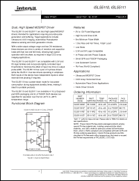 Click here to download ISL55111IRZ Datasheet