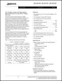 Click here to download ISL43141IVZ Datasheet